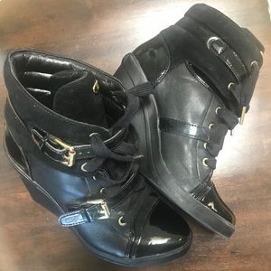 MICHAEL Michael Kors “Skid” Wedge Sneakers